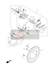 5YPF59250100, Clip, Yamaha, 3